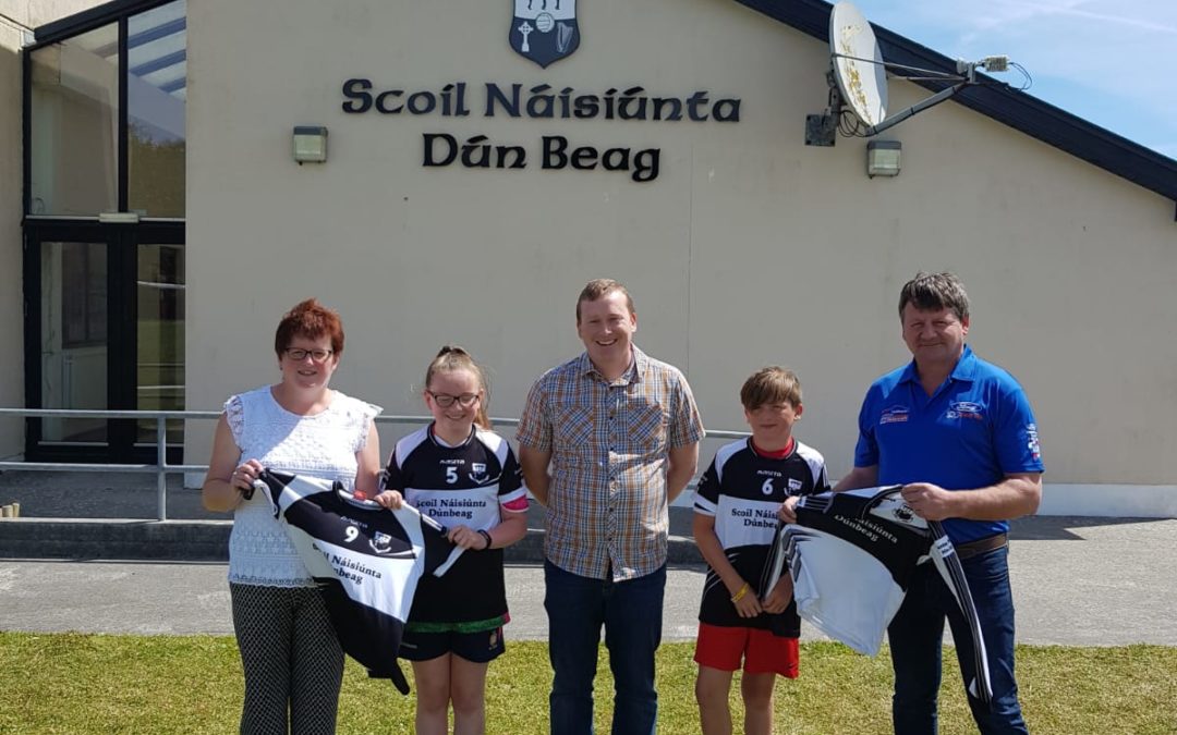 Launching our new school jerseys with our sponsors