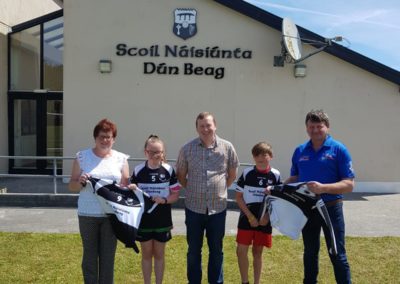Launching our new school jerseys with our sponsors